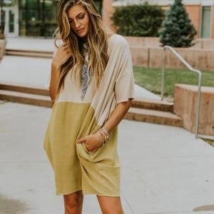 NWT! ROOLEE A Line in the Sand Dress in Dandelion